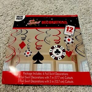 Brand new party decor swirl decorations